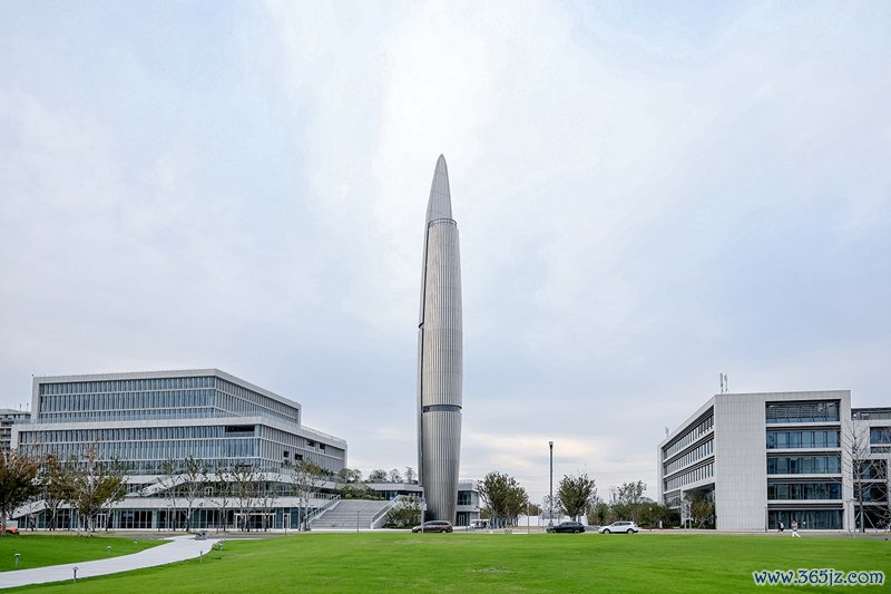 108米的西湖大学云谷校区地标塔    海茵建筑供图
